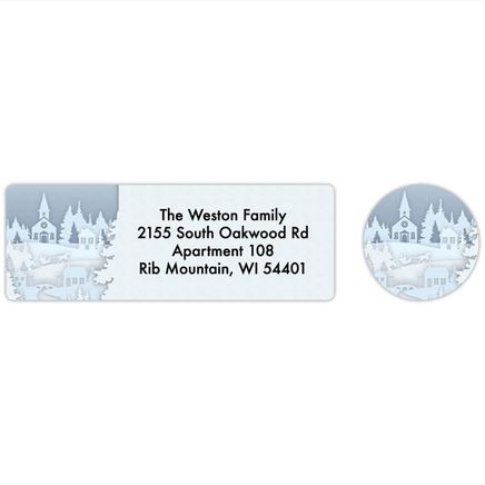 Papercut Collage Labels & Seals, Set of 20-368282