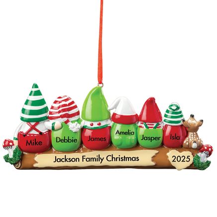 Personalized Gnome Family Ornament-368538