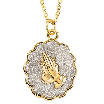 Genuine Diamond Dust Pendant of Faith-369735