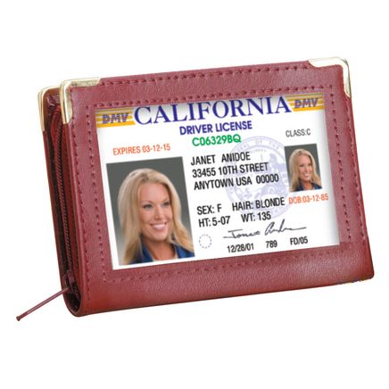 Zip Up Security I.D. Credit Card Case-369903