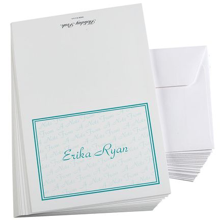 Personalized A Note From Note Cards Bright set of 20-370804