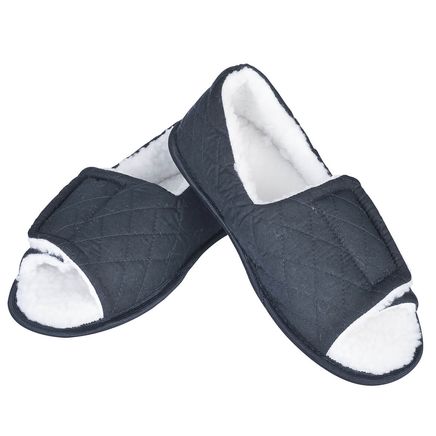 Silver Steps™ Open Toe Edema Slippers Mens-371669