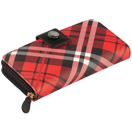 B. Amici™ Expressions Saffiano Plaid Multi-Function Wallet-372201