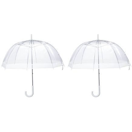 Clear Dome Umbrella, Set of 2-372258
