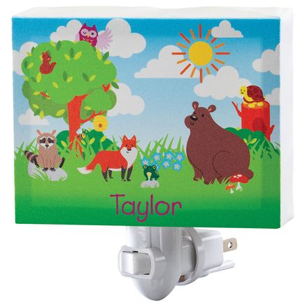 View product details for Personalized Children's Woodland Animals Night Light