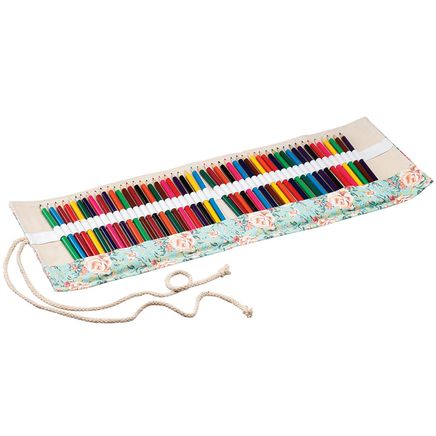 Colored Pencil Roses Roll 48-Piece Set-372769
