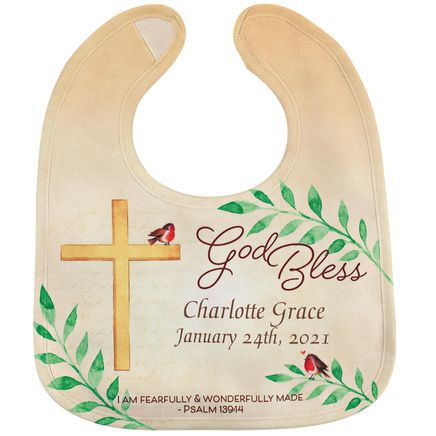 View product details for Personalized Baby's Baptism Bib