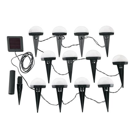 Half Circle Solar Path Lights, Set of 12-373937