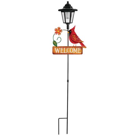 View product details for Solar Cardinal Decorative Stake by Fox River™ Creations