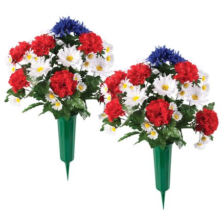 Patriotic Bouquet Memorial by OakRidge™, Set of 2-374474