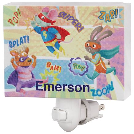 View product details for Personalized Superheroes Children's Night Light