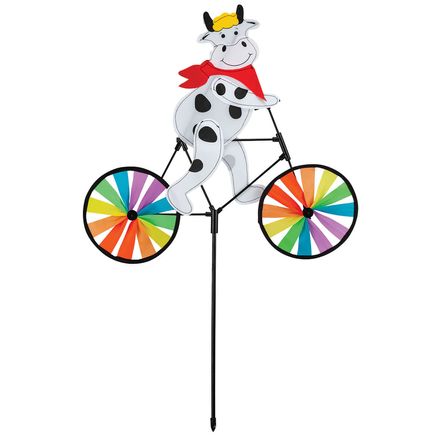 Cow On Bike Spinner Stake-374712