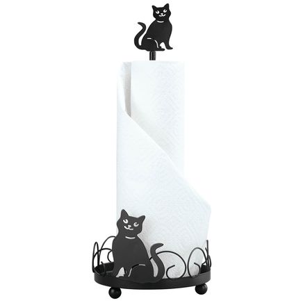 Cat Design Metal Paper Towel Holder by Chef's Pride™-375060