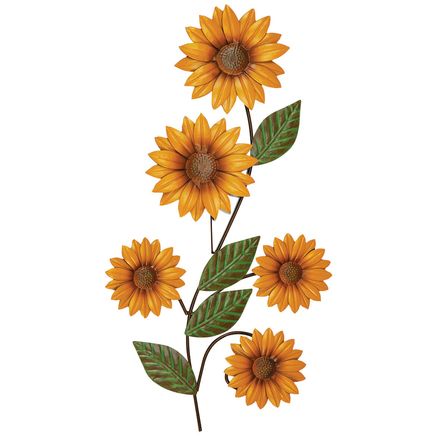 View product details for Metal Sunflower Décor by Fox River™ Creations