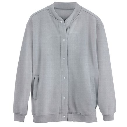 Women's Snap-Front Fleece Knit Jacket-375667