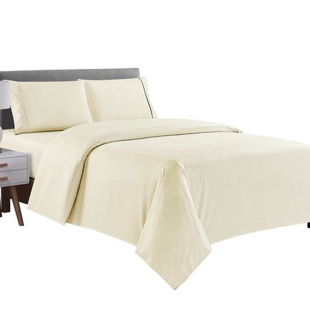 4-Piece Kathy Ireland® Chevron Embossed Microfiber Sheet Set-375812