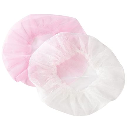 Chiffon Hairdo Saver Cap, Set of 2-376057