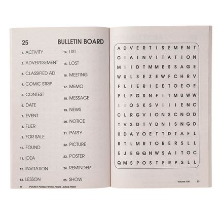 View product details for Epic Large Print Pocket Word-Finds, Value, Set of 10