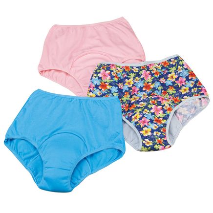 Women’s 6-oz. Incontinence Panties, 3 Pair-376796