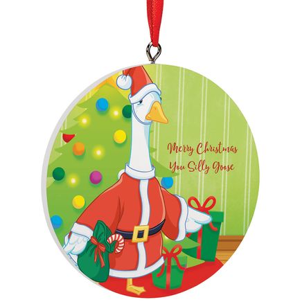 Personalized Christmas Goose Ornament-376966