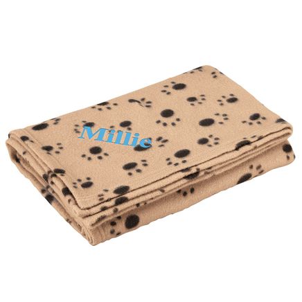 Personalized Paw Print Pet Blanket-377495
