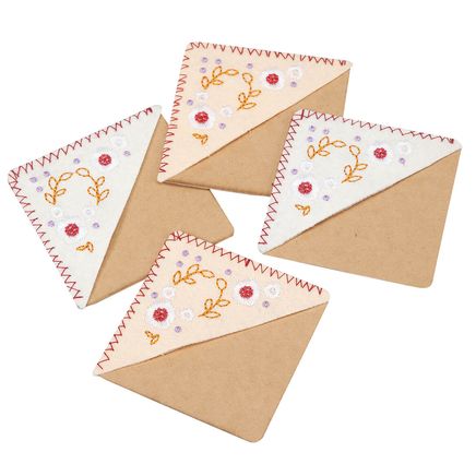View product details for Felt Corner Bookmarks, Set of 4