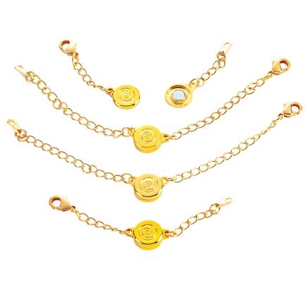 Locking Magnetic Jewelry Clasps with Extensions, Set of 4-377872