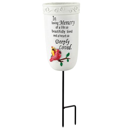 Cardinal Memorial Vase by Fox River™ Creations-378141