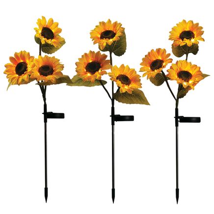 Solar Sunflower Bush by Fox River™ Creations, Set of 3-378366