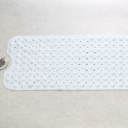 Non-Slip Bath Mat, White-303213