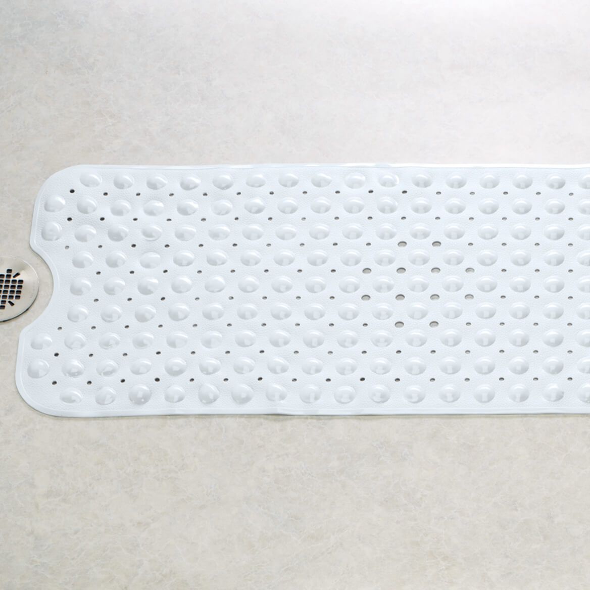 Non-Slip Bath Mat, White + '-' + 303213