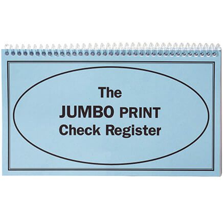 Giant Print Check Register-306558