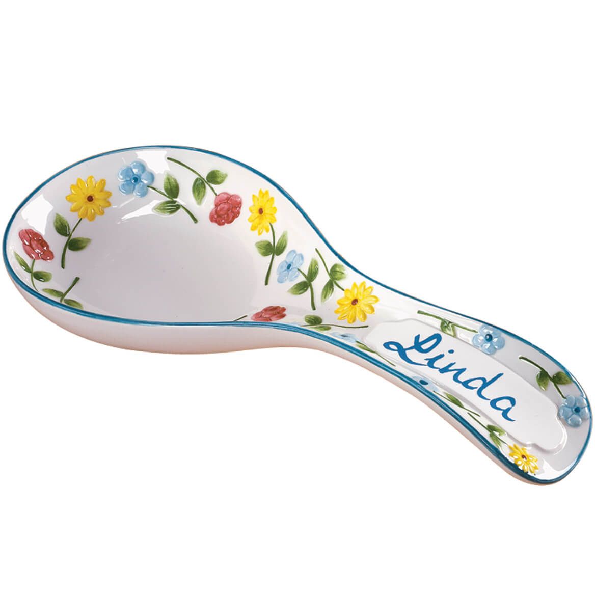 Personalized Flower Spoon Rest + '-' + 311557