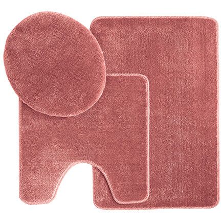 3-Piece Plush Bath Rug Set-321153