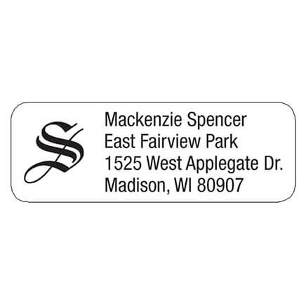 Old English Initial Personalized Roll Address Labels, Set of 200-328951