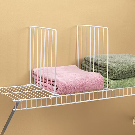 Shelf Divider for Wire Shelves, Set of 4-329893