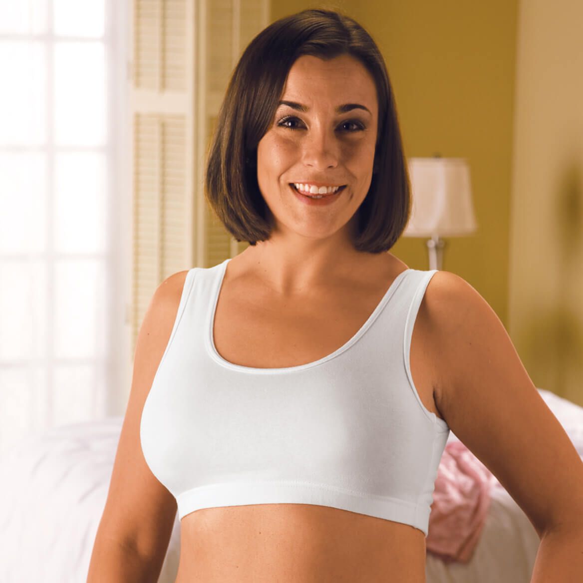 Full-Coverage Back Sports Bra + '-' + 332670