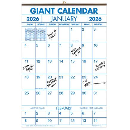 1-Year Giant Calendar-333868