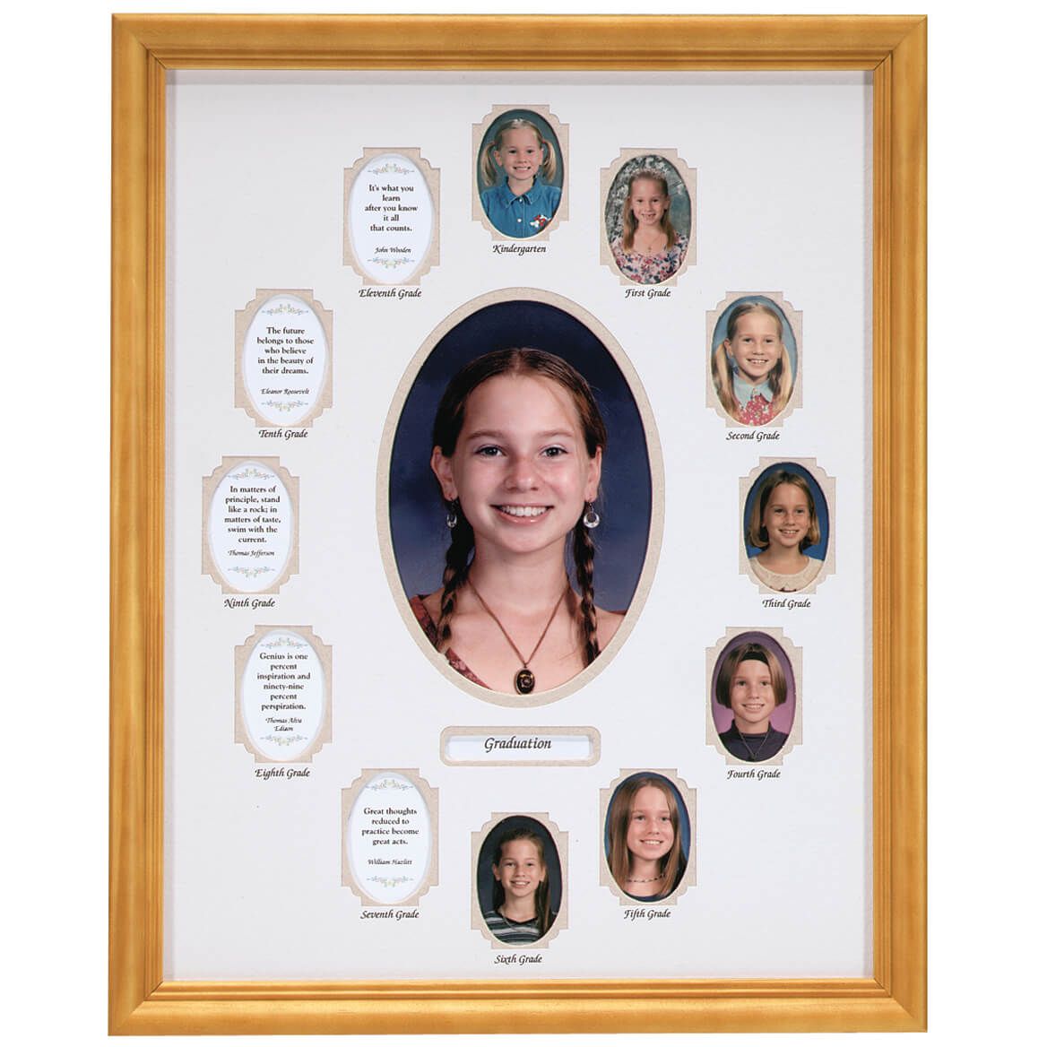 School Years Collage Frame - Beige + '-' + 334005