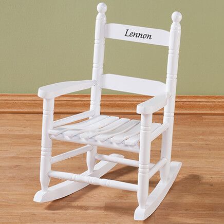 Personalized Child's Rocker, White-339152