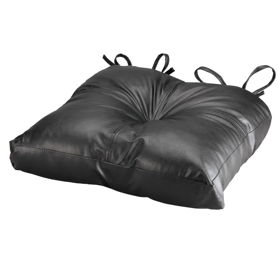 Faux Leather Tufted Chair Pad + '-' + 341587