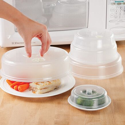 Vented Microwave Plate Covers, Set of 5-341943