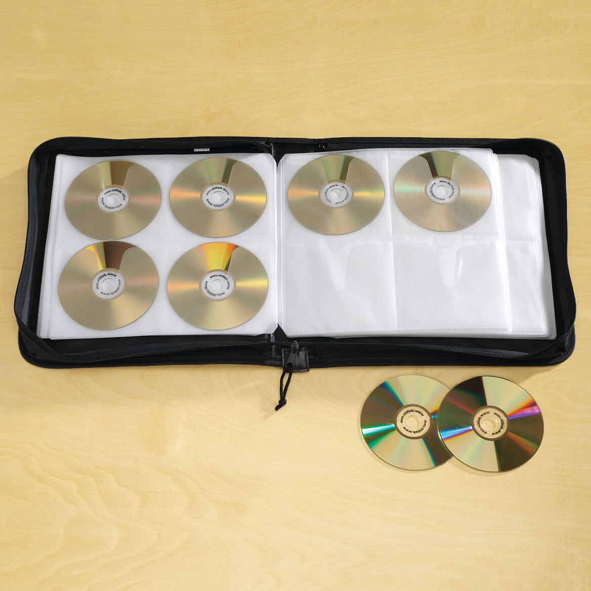 CD Storage Case with 2 Dividers + '-' + 344599