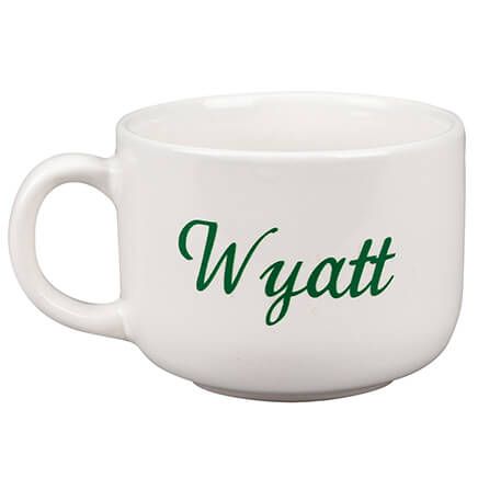 Personalized Script Soup Mug, 22 oz.-345434