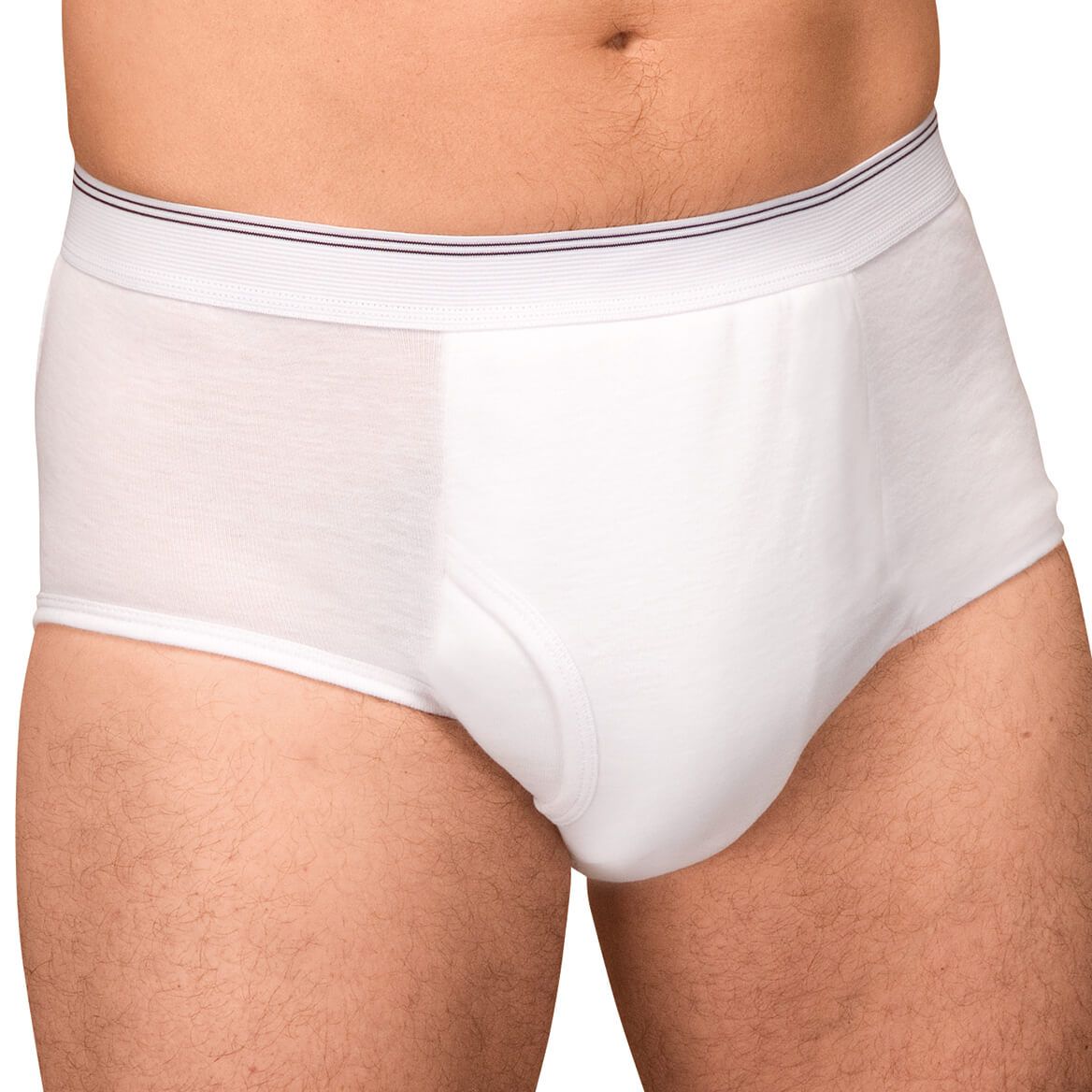 Men's 20 oz. Incontinence Brief, White + '-' + 346088