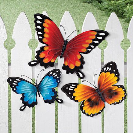 Metal Butterflies by Fox River™ Creations, Set of 3-348813