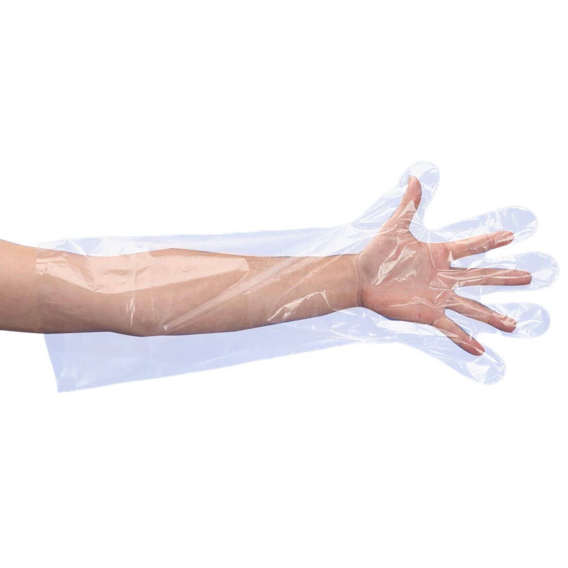 Long Arm Disposable Cleaning Gloves Set of 50 + '-' + 350420