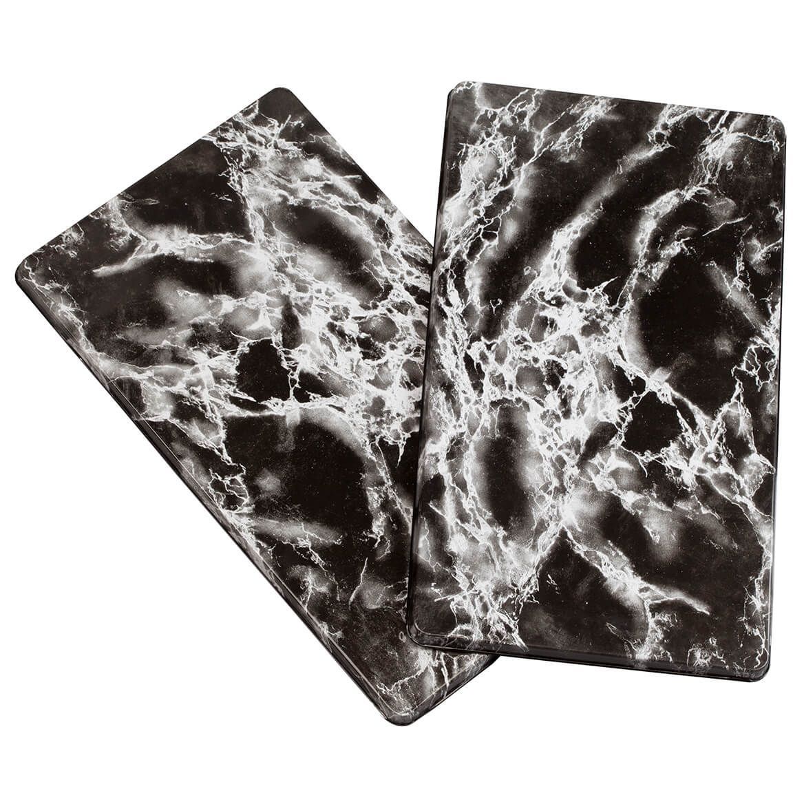 Black Marble Burner Covers Set of 2 + '-' + 351050
