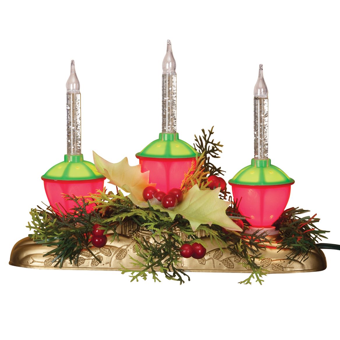 Bubble Light Centerpiece, 3 Bulbs + '-' + 357329