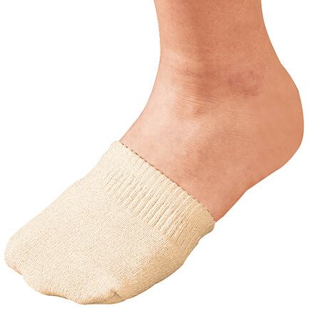 Toe Half Socks 2 Pair - Natural-358149